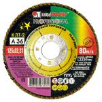 Круг лепестковый конический 125х22 А36 КЛТ2 LUGAABRASIV