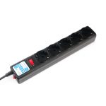 Сетевой фильтр Power Cube 5 розеток черный 3 м