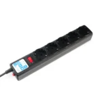 Сетевой фильтр Power Cube 5 розеток черный 3 м