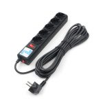 Сетевой фильтр Power Cube 5 розеток черный 3 м