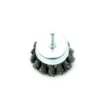 Кордщетка Bohrer для дрели (чашеобразная, витая жесткая 65мм, толщ. проволоки 0,5мм) 2 Кордщетка Bohrer для дрели (чашеобразная