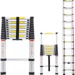 Лестница телескопическая стальная Алюмет ST 3.8 (13ступ.