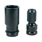 Гайковерт ударный аккумуляторный KATANA UG9401 SinglePOWER(1/2"+1/4",21В,2*2Ач,2ск, 320Нм, кейс) 25 2ск