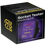 Тестер розетки Ermenrich Zing ST30 (50Гц, 230В, класс перенапряжения III 300В, фиолетовый) 8 фиолетовый)