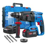 Перфоратор аккумуляторный KATANA RH6501 (21В,1*4Ач, бесщеточный.,2,6 Дж,3 режима,SDS+,3 сверла,кейс) 9 Перфоратор аккумуляторный KATANA RH6501 (21В