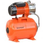 Станция водоснабжения автоматическая Skiper JET100S (900 Вт, 3100 л/ч, 24 л, нерж) 4 Станция водоснабжения автоматическая Skiper JET100S (900 Вт