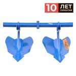 Окучник SKIPER ОР-1-01 2-х рядный (с круглой стойкой и балкой "ромб") для мотоблока МТЗ. Полимер. 4 Окучник SKIPER ОР-1-01 2-х рядный (с круглой стойкой и балкой "ромб") для мотоблока МТЗ. Полимер.