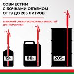 Насос для перекачки топлива бочковой рычажный БелАК Пегас 10 Насос для перекачки топлива бочковой рычажный БелАК Пегас