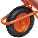 Тачка строительная BRADO 130 expert PRO (до 130 л, до 300 кг, 1x4.00-8, пневмо, ось 16*100) 9 пневмо