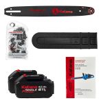 Пила цепная аккумуляторная KATANA DT2104-PRO(Бесщет, 42V, 2x4Ah, 40см, 0,375", 1,3мм, 56зв.,бесключ) 10 42V