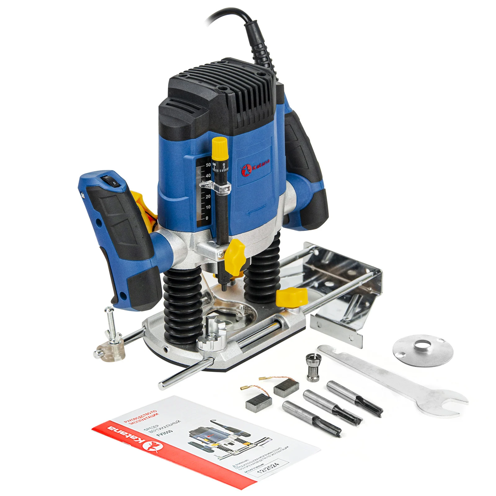 Фрезер вертикальный KATANA FV3000 (1400 Вт, 11000-30000 об/м,ход фрезы 50мм,цанга 6/8мм) 1 Фрезер вертикальный KATANA FV3000 (1400 Вт