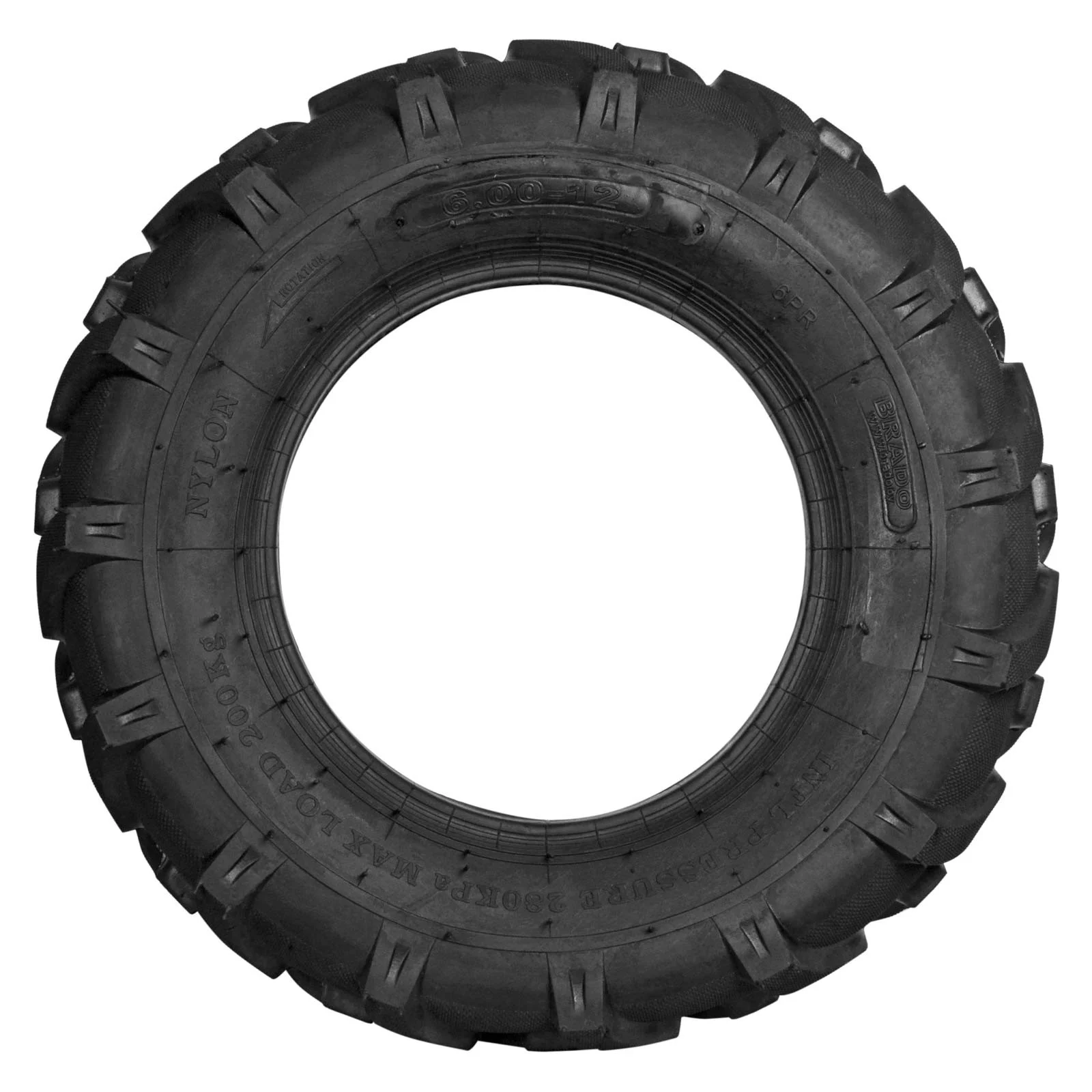 Покрышка BRADO 6.00-12 для культиватора (ТОЛЬКО ПО ЭЛЕКТРОННЫМ ТТН) 1 Покрышка BRADO 6.00-12 для культиватора (ТОЛЬКО ПО ЭЛЕКТРОННЫМ ТТН)