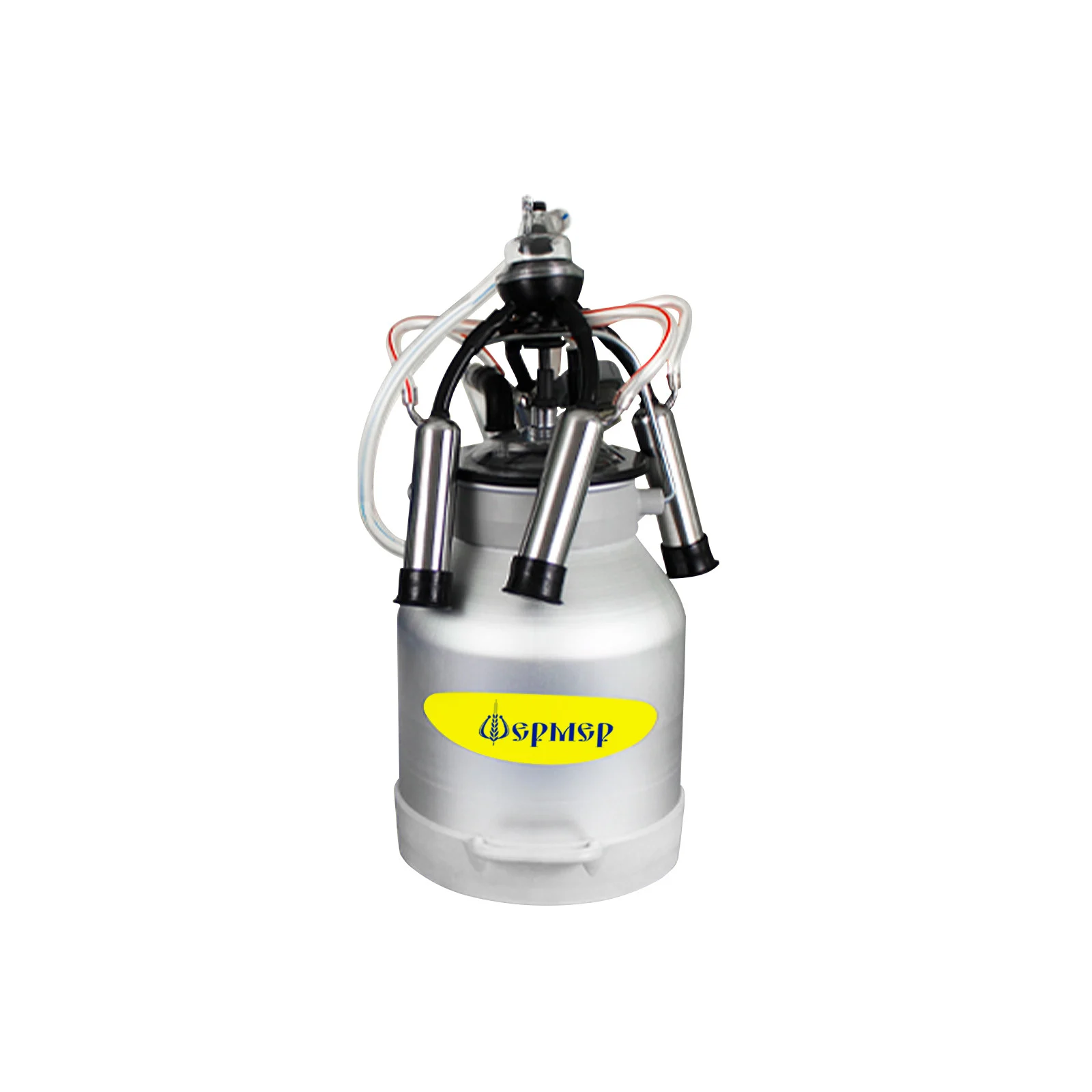 Доильная аппаратура "Фермер" цельная резина пластиковая крышка и коллектор 1 Доильная аппаратура "Фермер" цельная резина пластиковая крышка и коллектор