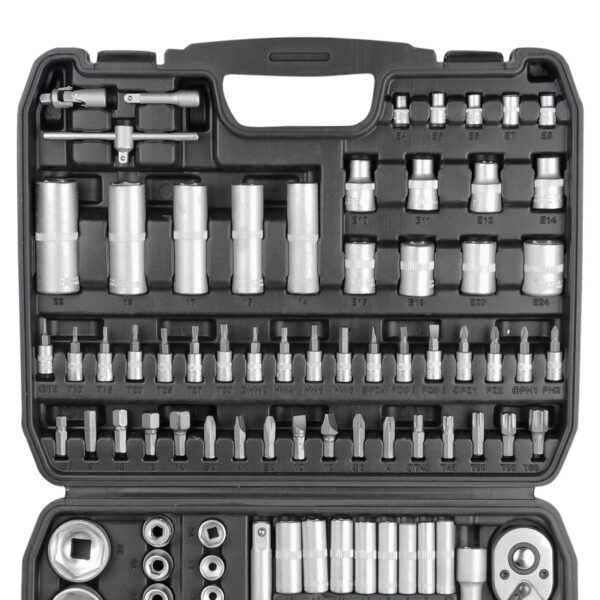 Набор головок и бит 108пр. SPEC (1/4", 1/2", 6 граней) (CK115-108) — изображение 5