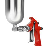 Краскопульт BRADO SG27 (1 мм; 3-4 бар; 200мл. алюминиевый бак, верхний боковой) 5 верхний боковой)