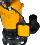 Насос дренажно-фекальный SBK SQ10-21 (с измельчителем, 2100 Вт, 312 л/мин, алюминий, попл.выкл) 9 алюминий