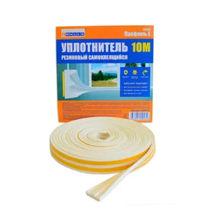 Уплотнитель резиновый 4Walls URB010E (E-профиль