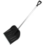 Лопата снеговая пластмассовая "Вьюга" (430х400мм) ал. планка