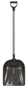 Лопата снеговая Дельта с ал. чер. и V-ручкой