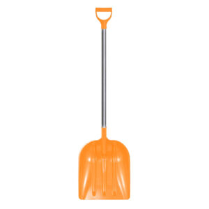 Лопата снеговая Дельта с ал. чер и V-ручкой