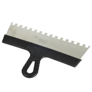 Шпатель фасадный зубчатый нержавеющий SPEC 300 мм зуб 10х10 мм