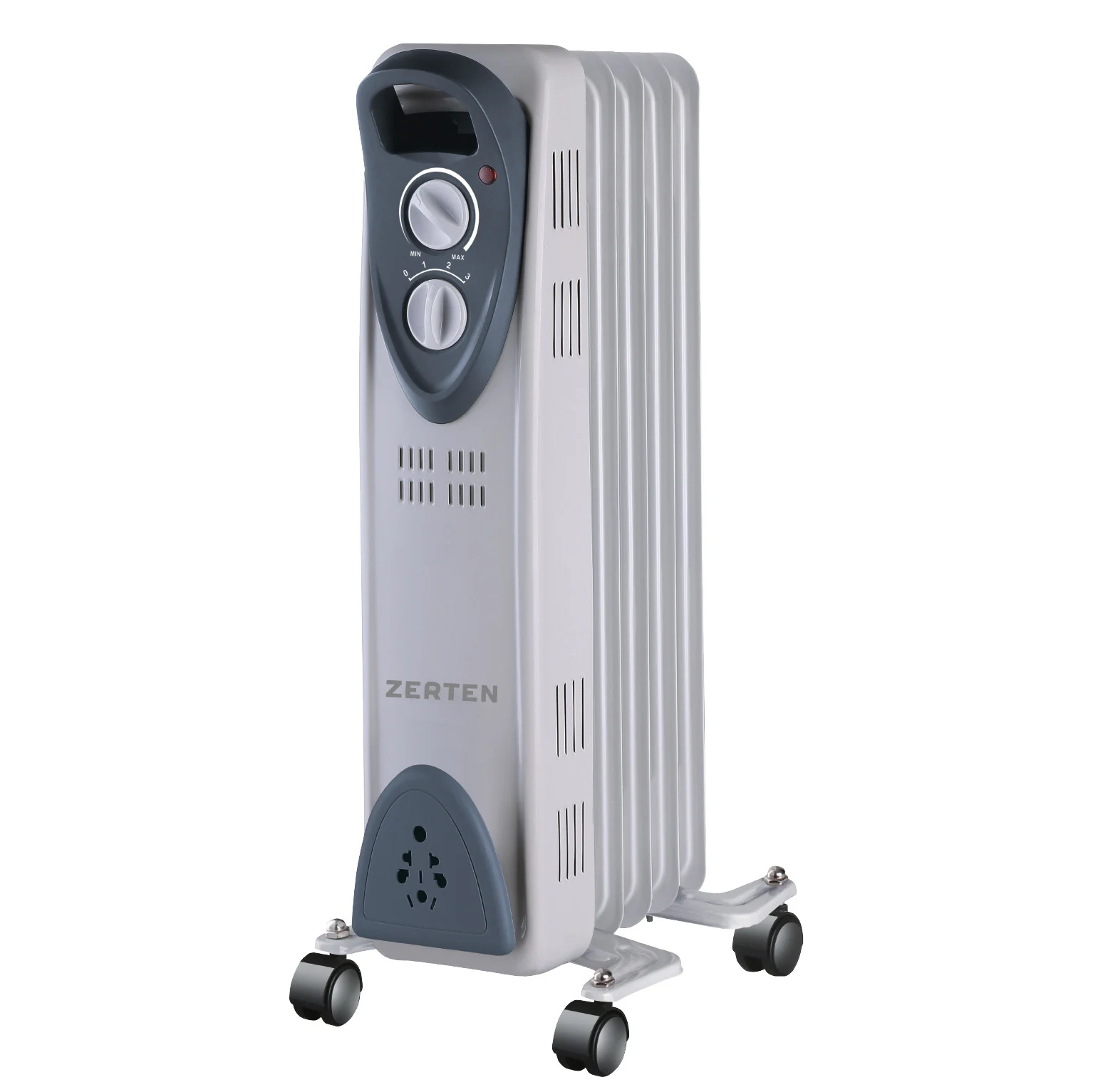 Радиатор масляный Zerten MRT-10 (5 секций, 1000 Вт, до 10 м2) 1 Радиатор масляный Zerten MRT-10 (5 секций