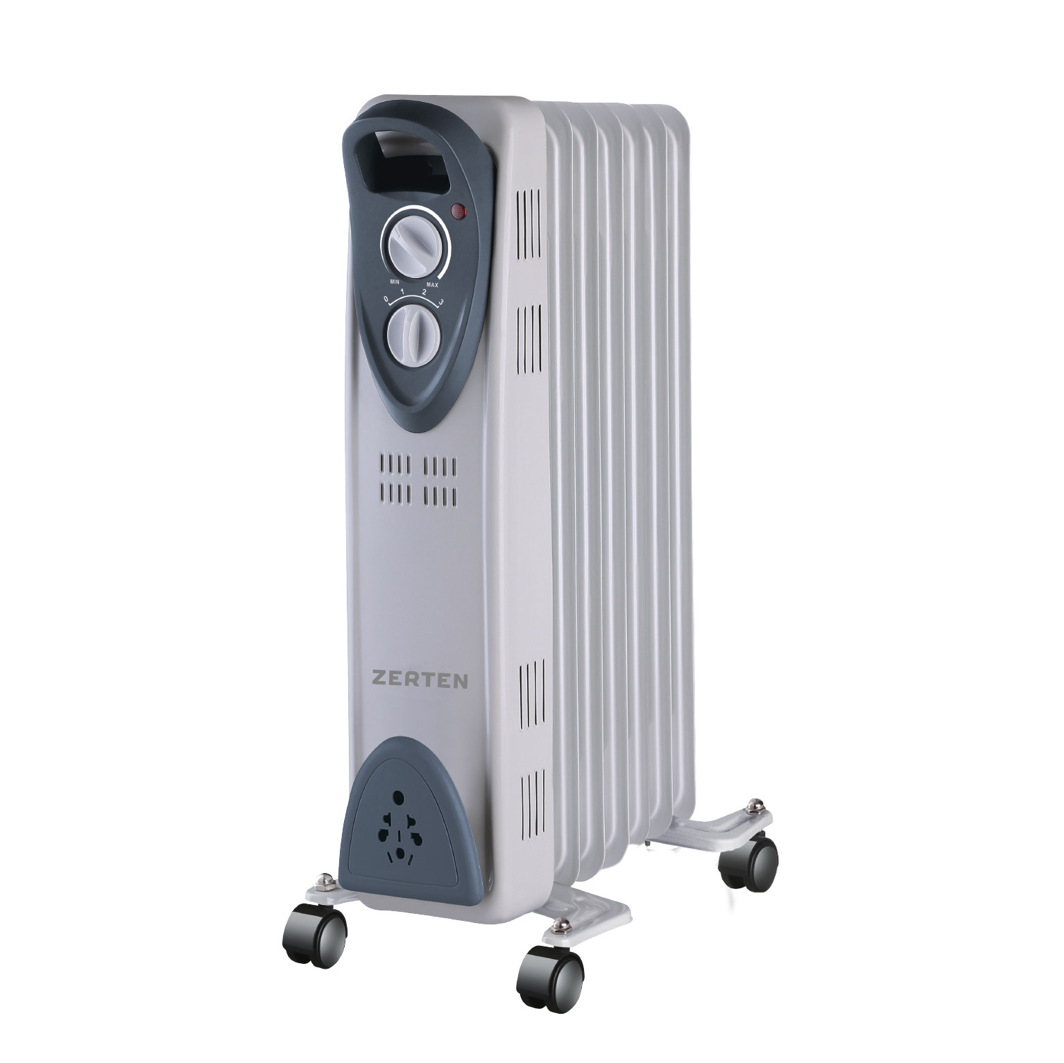 Радиатор масляный Zerten MRT-15 (7 секций, 1500 Вт, до 15 м2) 1 Радиатор масляный Zerten MRT-15 (7 секций