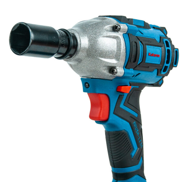 Гайковерт ударный аккумуляторный KATANA UG9401 SinglePOWER(1/2"+1/4",21В,2*2Ач,2ск, 320Нм, кейс) — изображение 7