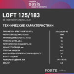 Электровентилятор осевой канальный бытовой Oasis Loft 125/183 (2350 об/мин, 16 Вт, 36 Дб, IP24) 10 IP24)