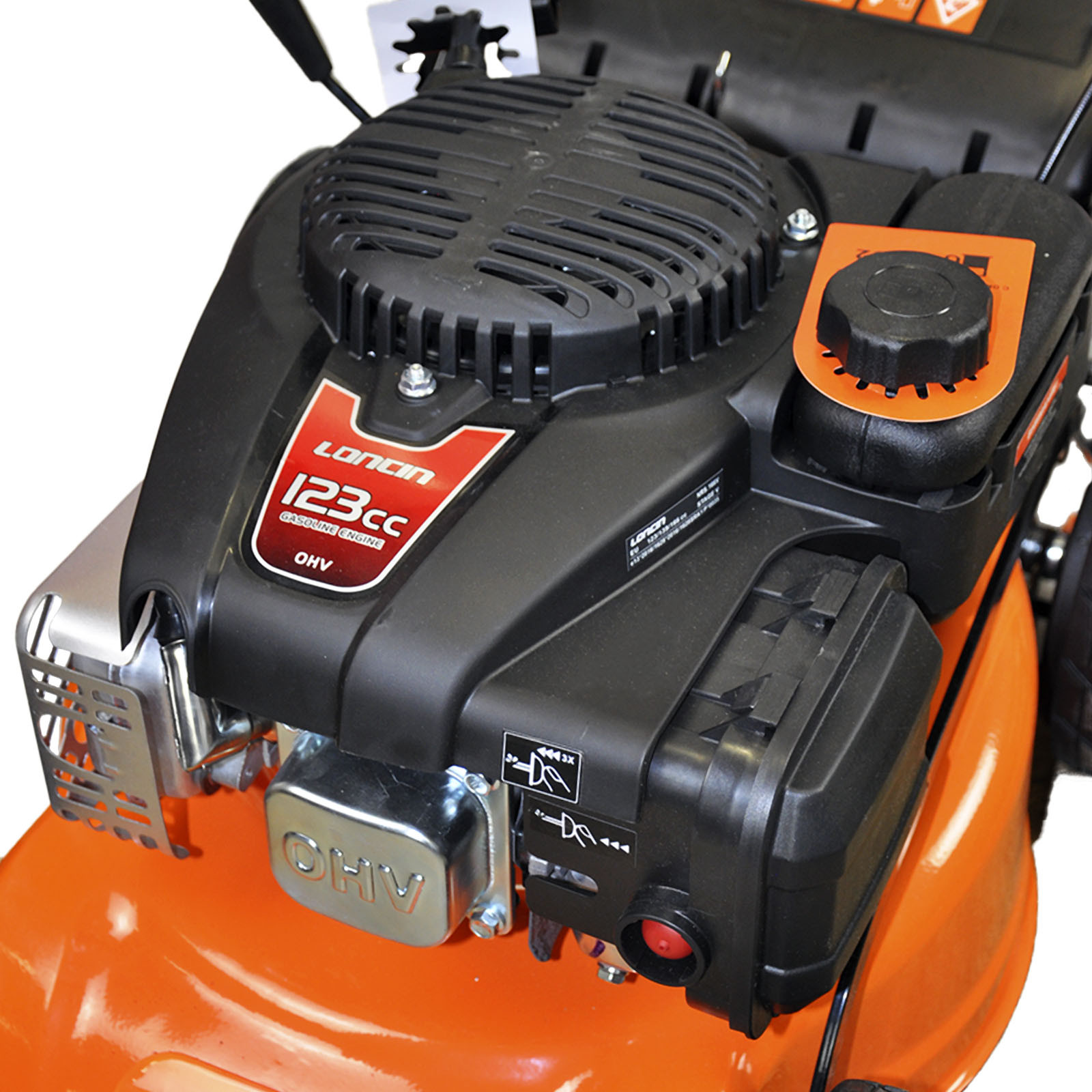 Газонокосилка бензиновая SKIPER GW402S (40 см, самоход, Loncin 3,5 лс, сталь.дека, травосб.45 л) 4 5 лс