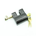 Замок навесной Bohrer ВС2-62 (чугун, дужка сталь 10мм, 3 ключа) 5 дужка сталь 10мм