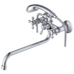 Смеситель настенный латунный для ванной комнаты "Oasis" L2000HC_Vin (G1/2