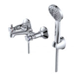 Смеситель настенный латунный для ванной комнаты "Oasis" L2009CH_Deg (G1/2