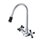 Смеситель латунный для кухни "Oasis" L1002HCGLB (М28×1,5, 23,2см) 3 Смеситель латунный для кухни "Oasis" L1002HCGLB (М28×1