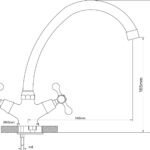 Смеситель латунный для раковины и умывальника "Oasis" L3003HCSh_Fri (М8, 16,5см) 4 16