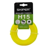 Леска SKIPER H15 (ф 2.7 мм х 15 м "звездочка"