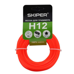 Леска SKIPER H12 (ф 2.7 мм х 15 м "звездочка"