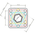 Вал для фрез SKIPER 200мм x 32 мм (1 съёмная секция) 4 Вал для фрез SKIPER 200мм x 32 мм (1 съёмная секция)