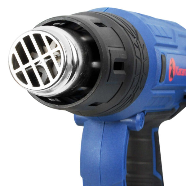 Фен строительный KATANA FS5001 LED (2000 Вт, 2 скор.,60-350/60-600°С,плавная. рег.300/500л/мин,кейс) — изображение 6