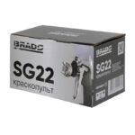 Краскопульт BRADO SG22 1,5мм: 3,5-5бар: 0,6л (аналог SG03) 8 6л (аналог SG03)