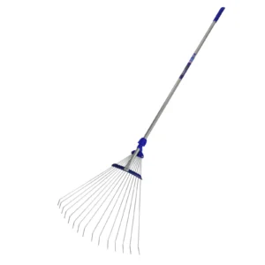 Грабли веерные раздвижные с алюм. черенком  15 зубьев (012509)