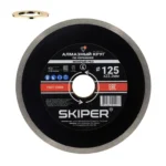 Алмазный круг 125х22 мм по керамике сплошн. SKIPER (мокрая резка) (1982-125) 3 Алмазный круг 125х22 мм по керамике сплошн. SKIPER (мокрая резка) (1982-125)