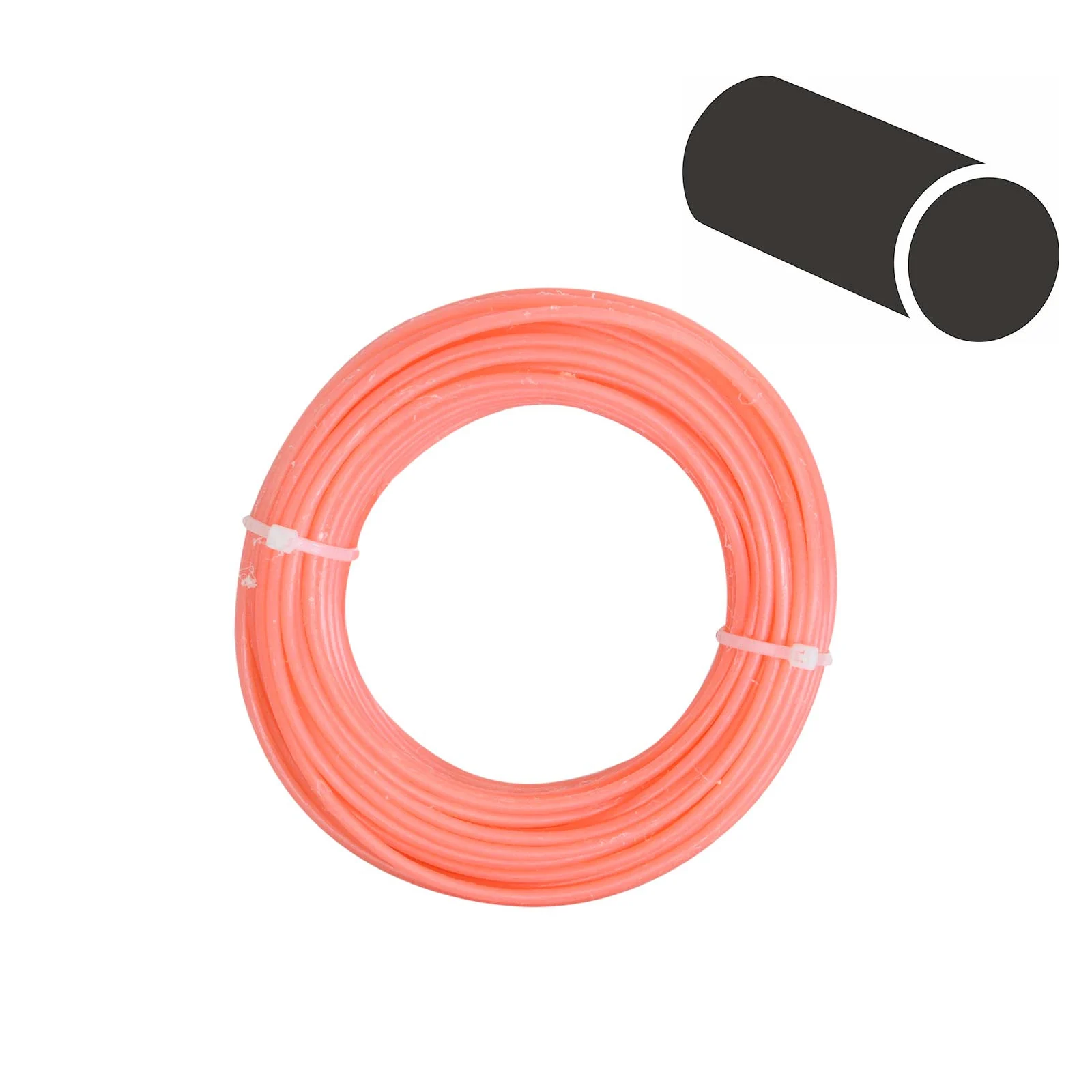 Леска триммерная SKIPER круг, 2.4 мм, длина 15 м (коробка 50 шт, цена за коробку) 1 Леска триммерная SKIPER круг