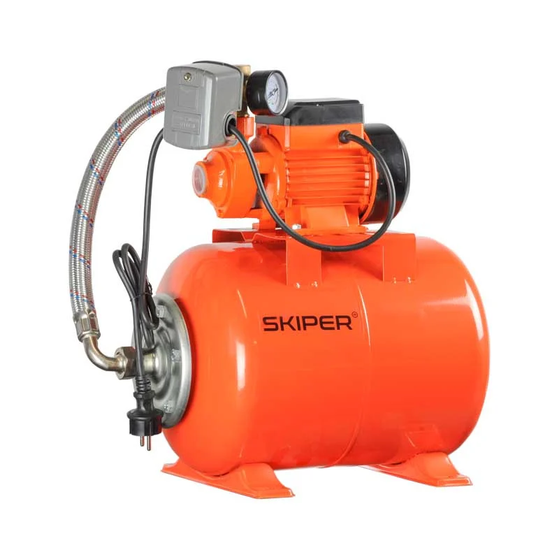 Станция водоснабжения автоматическая Skiper WS50 (500 Вт, 2200 л/ч, 24 л, чугун) 1 Станция водоснабжения автоматическая Skiper WS50 (500 Вт