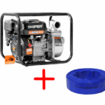 АКЦИЯ Мотопомпа SKIPER LT20CX + Рукав напорный (дренажный) 2" SPEC 4.5 бар