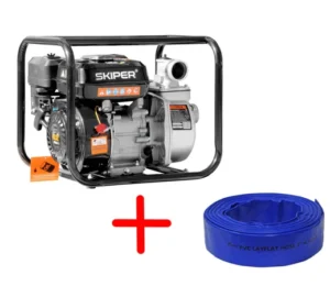 АКЦИЯ Мотопомпа SKIPER LT20CX + Рукав напорный (дренажный) 2" SPEC 4.5 бар