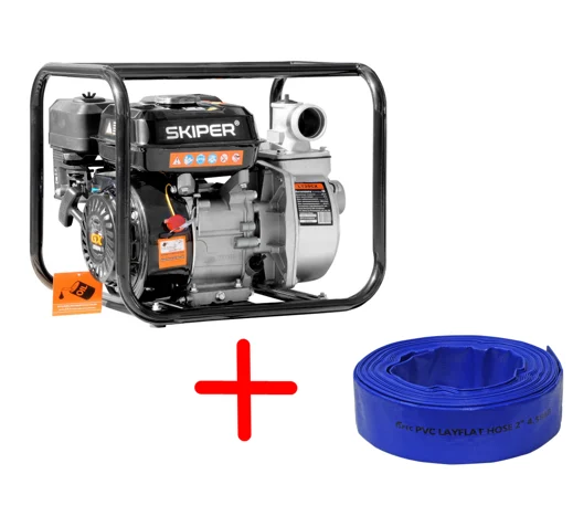 АКЦИЯ Мотопомпа SKIPER LT20CX + Рукав напорный (дренажный) 2" SPEC 4.5 бар, 20м 1 АКЦИЯ Мотопомпа SKIPER LT20CX + Рукав напорный (дренажный) 2" SPEC 4.5 бар