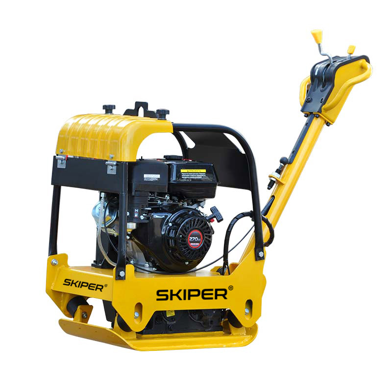 Виброплита SKIPER C160L-W (Loncin 9.0л.с., плита 65х42см., 30.5кН, 15м/мин, реверс, колеса) 2 плита 65х42см.