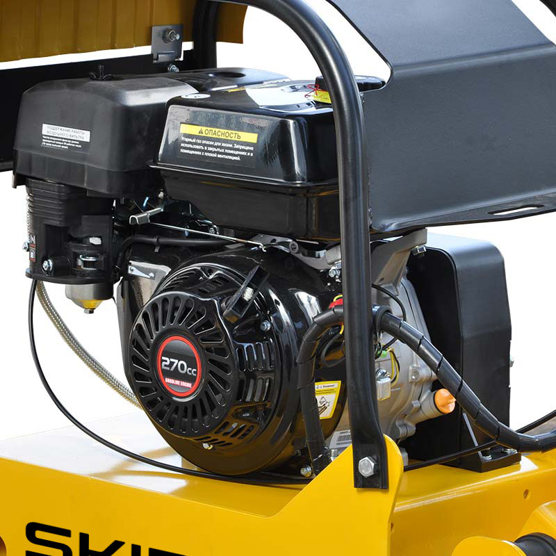 Виброплита SKIPER C160L-W (Loncin 9.0л.с., плита 65х42см., 30.5кН, 15м/мин, реверс, колеса) 3 30.5кН