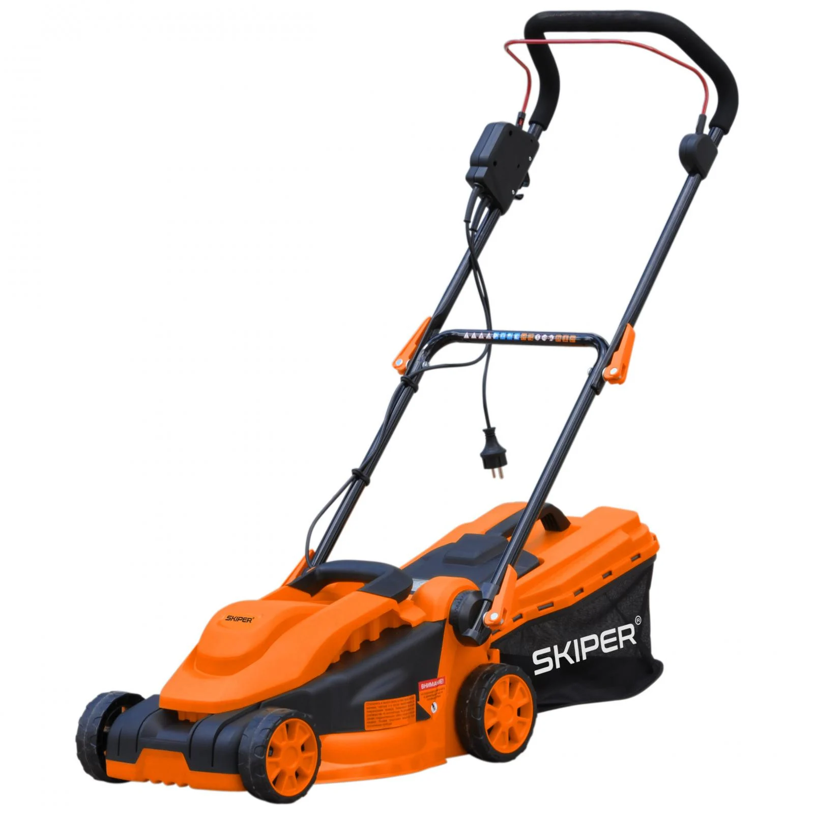 Газонокосилка электрическая SKIPER EL3215 (1500 Вт, шир.32 см, выс. 20-50 мм (3 поз), травосб. 30 л) 1 Газонокосилка электрическая SKIPER EL3215 (1500 Вт